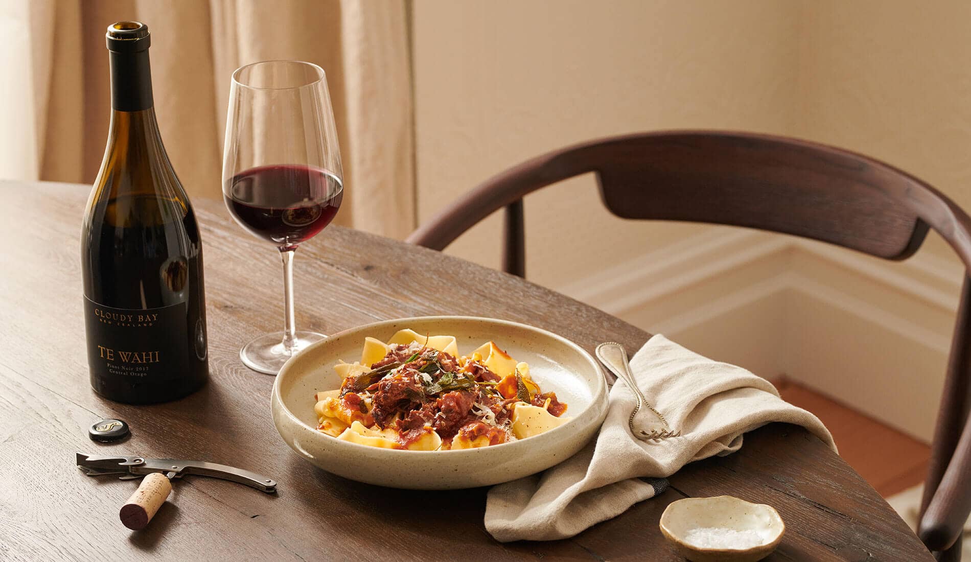Slow-Cooked Brisket Ragu with Pappardelle